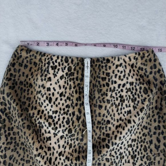 Vintage 90s Y2K Georgiou Studio Animal Print Skirt - Picture 9 of 14